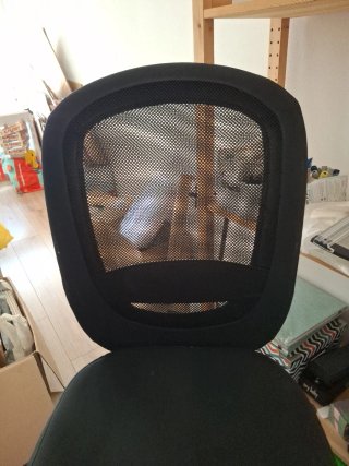 Silla de oficina ergonómica negra