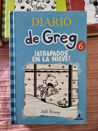 4 libros de la saga El Diario de Greg