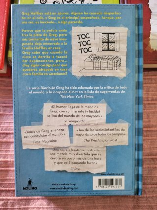 4 libros de la saga El Diario de Greg