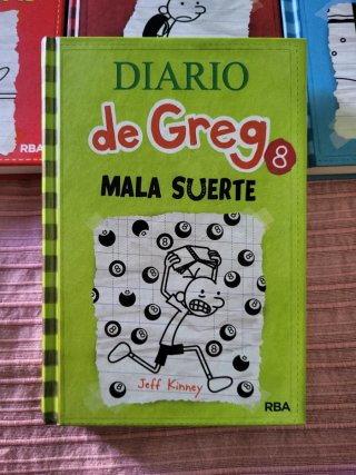 4 libros de la saga El Diario de Greg