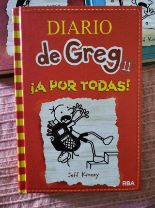4 libros de la saga El Diario de Greg