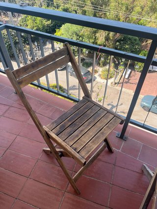 Sillas plegables de madera