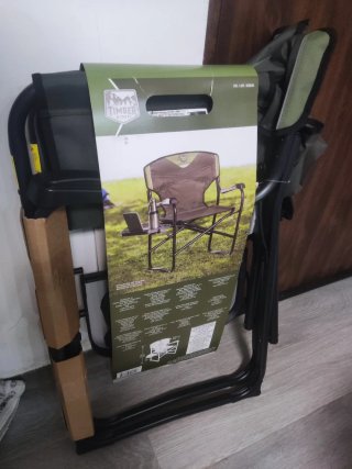 Silla Director Plegable Camping con Mesa