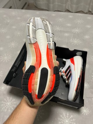 Zapatillas Adidas Ultraboost Naranja Blanco