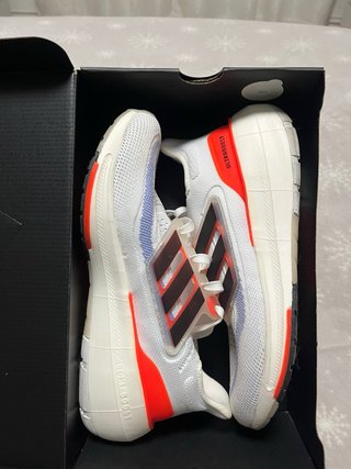 Zapatillas Adidas Ultraboost Naranja Blanco