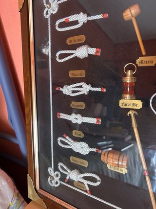Cuadro Artesanía Marinera Nudos
