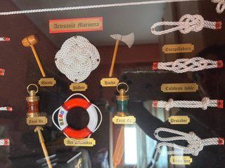 Cuadro Artesanía Marinera Nudos