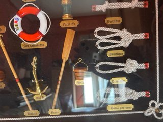 Cuadro Artesanía Marinera Nudos