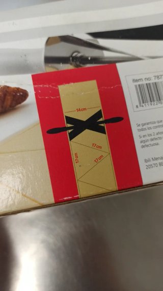 Rodillo Cortador Croissants Ibili Grande