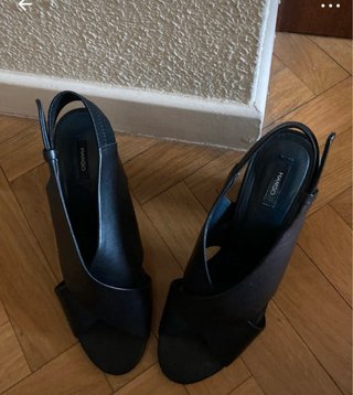 Sandalias tacón Mango negras