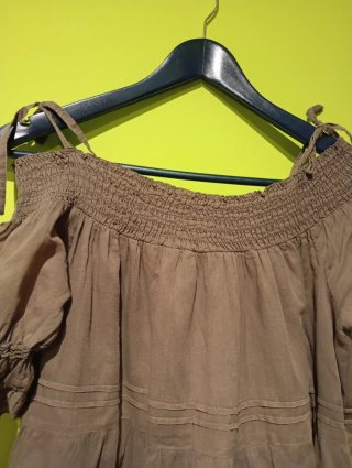 Vestido Naf Naf marrón