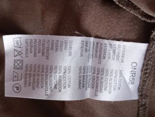 Vestido Naf Naf marrón