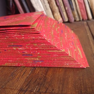 Sobres Navideños Rojos con Estrellas