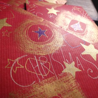 Sobres Navideños Rojos con Estrellas