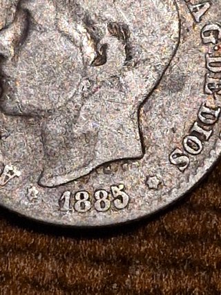50 Céntimos Alfonso XII 1885
