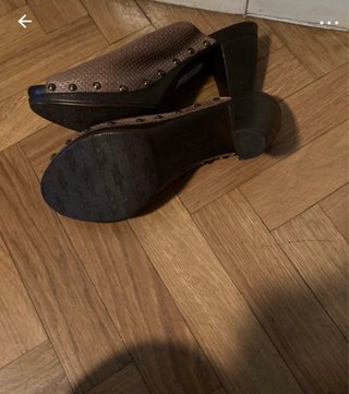 Zuecos de tacón mujer