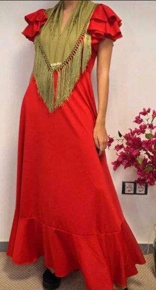 Trajes de flamenca lisos
