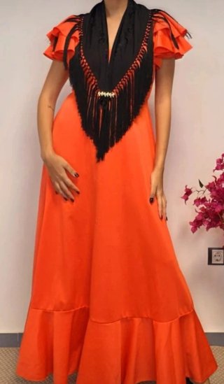 Trajes de flamenca lisos