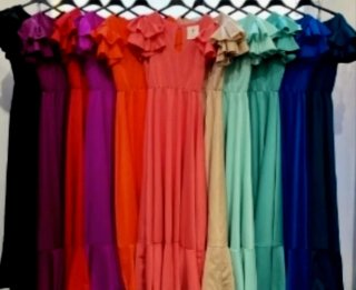Trajes de flamenca lisos
