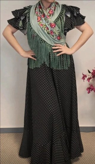 Trajes de flamenca lisos