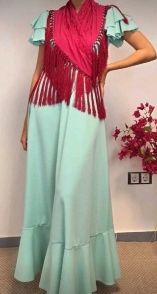 Trajes de flamenca lisos