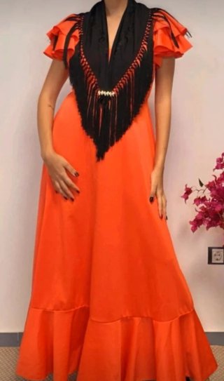Trajes de flamenca lisos