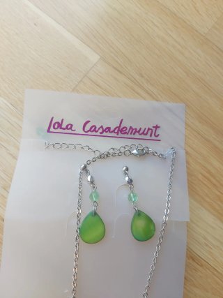 Conjunto Lola Casademunt collar y pendientes