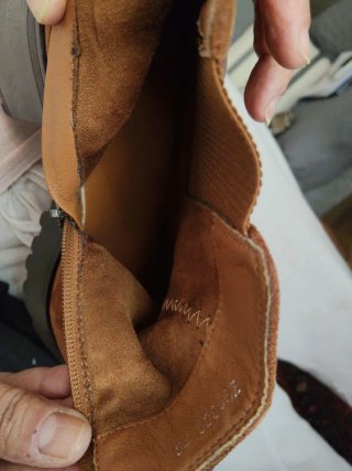 Botines Marypaz Ante Marrón Talla 38