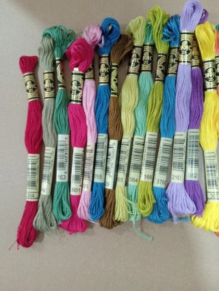 20 Madejas Hilo Bordar DMC