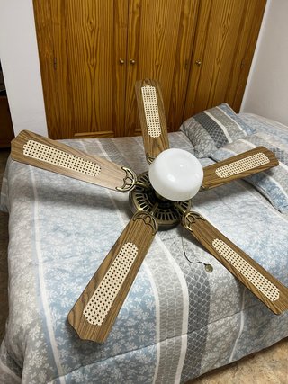 Ventilador de techo con luz