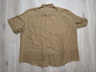 Camisa Burberry Beige Manga Corta