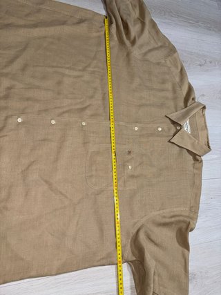 Camisa Burberry Beige Manga Corta