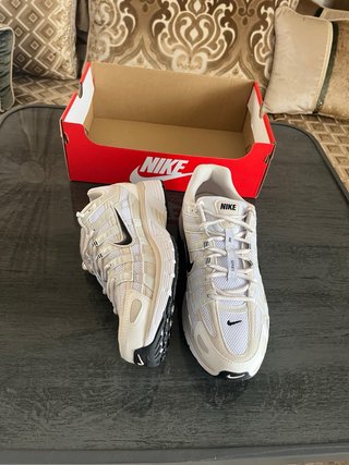 Zapatillas Nike P-6000 Beige/Blanco Talla 40.5