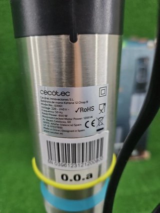 Batidora Cecotec Katana 12 Chop G. 1200W