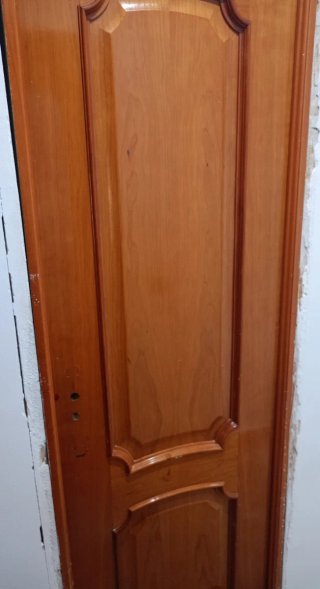 Puerta madera cerezo