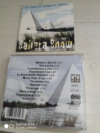 Sahara Snow cd