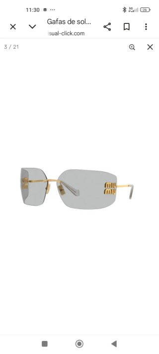 Gafas de sol Miu Miu MU 54YS Mujer