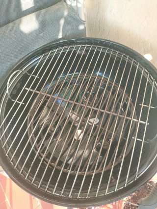 Barbacoa Weber de carbón negra