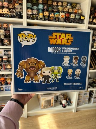 Funko Pop Star Wars Rancor c/ Luke y Oola