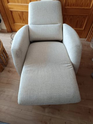 Sillón Eléctrico Reclinable Tela