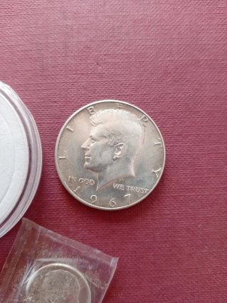 3 Monedas Plata USA Kennedy