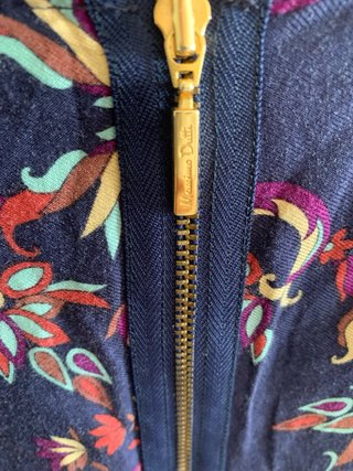 Vestido Massimo Dutti floral mangas largas