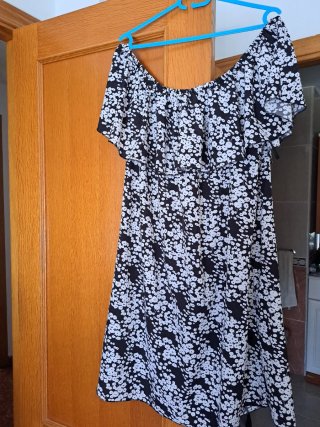 Vestido estampado floral mujer
