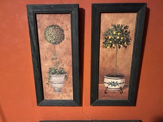 Set 2 Cuadros Decorativos Árboles