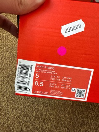 Nike P-6000 Scarpe Donna 37.5 Nuove