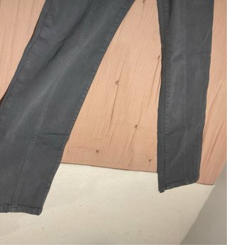 Pantalones grises oscuro de talle alto Noon