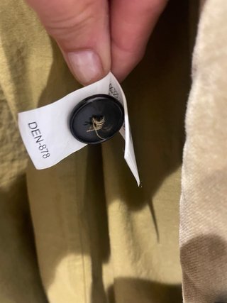 Abrigo Zara Terciopelo Verde Oliva