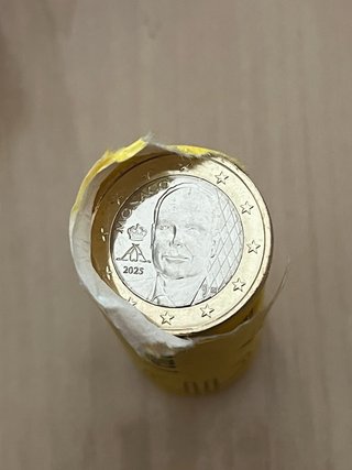 Moneda 1€ Mónaco 2025 Nuevo Diseño