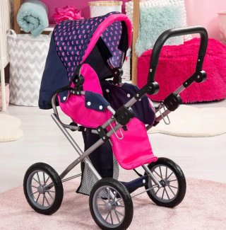 Carrito de muñecas de unicornio