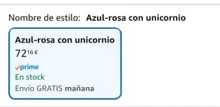 Carrito de muñecas de unicornio